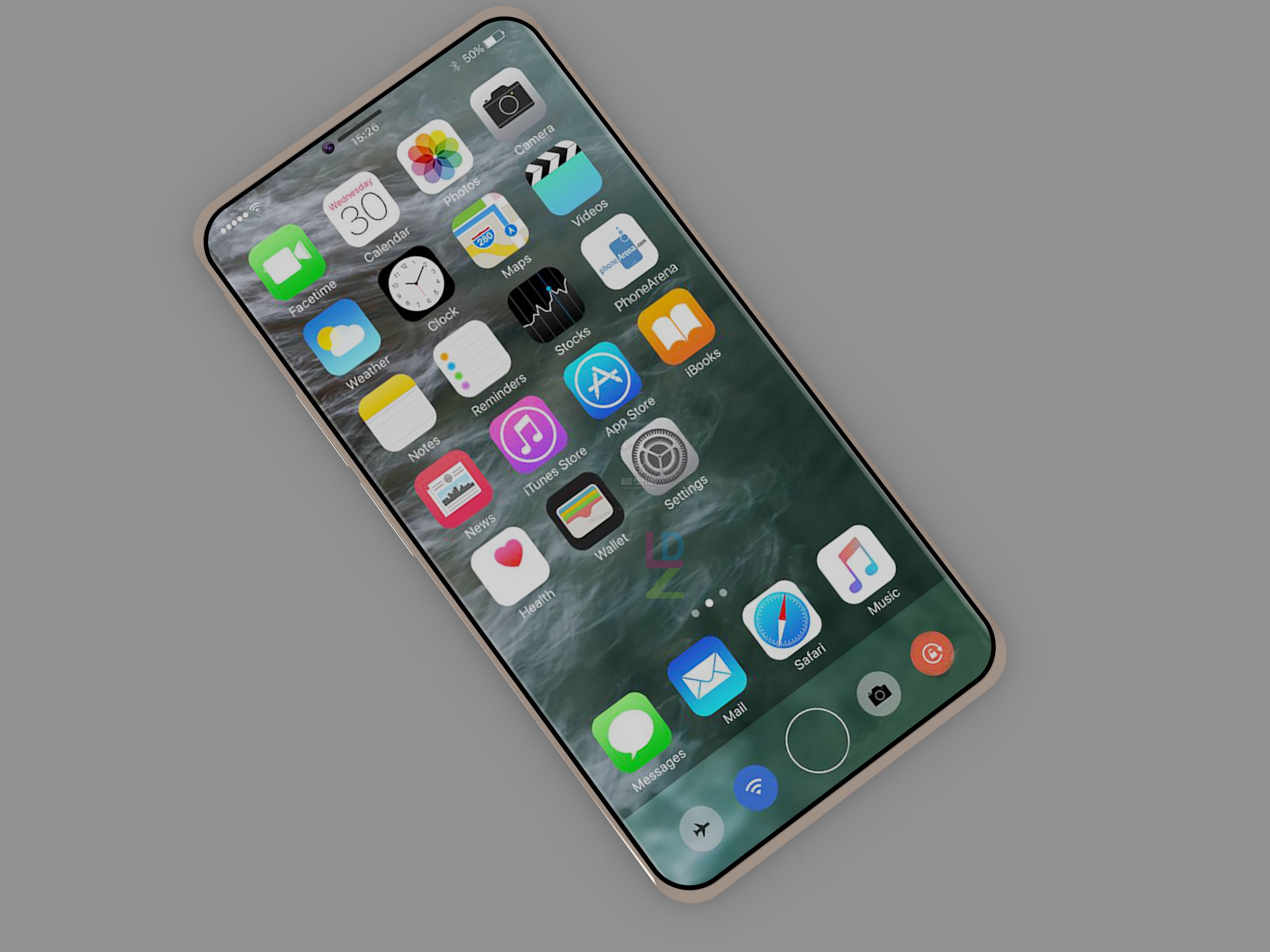 3dmax建模渲染 iphone8概念