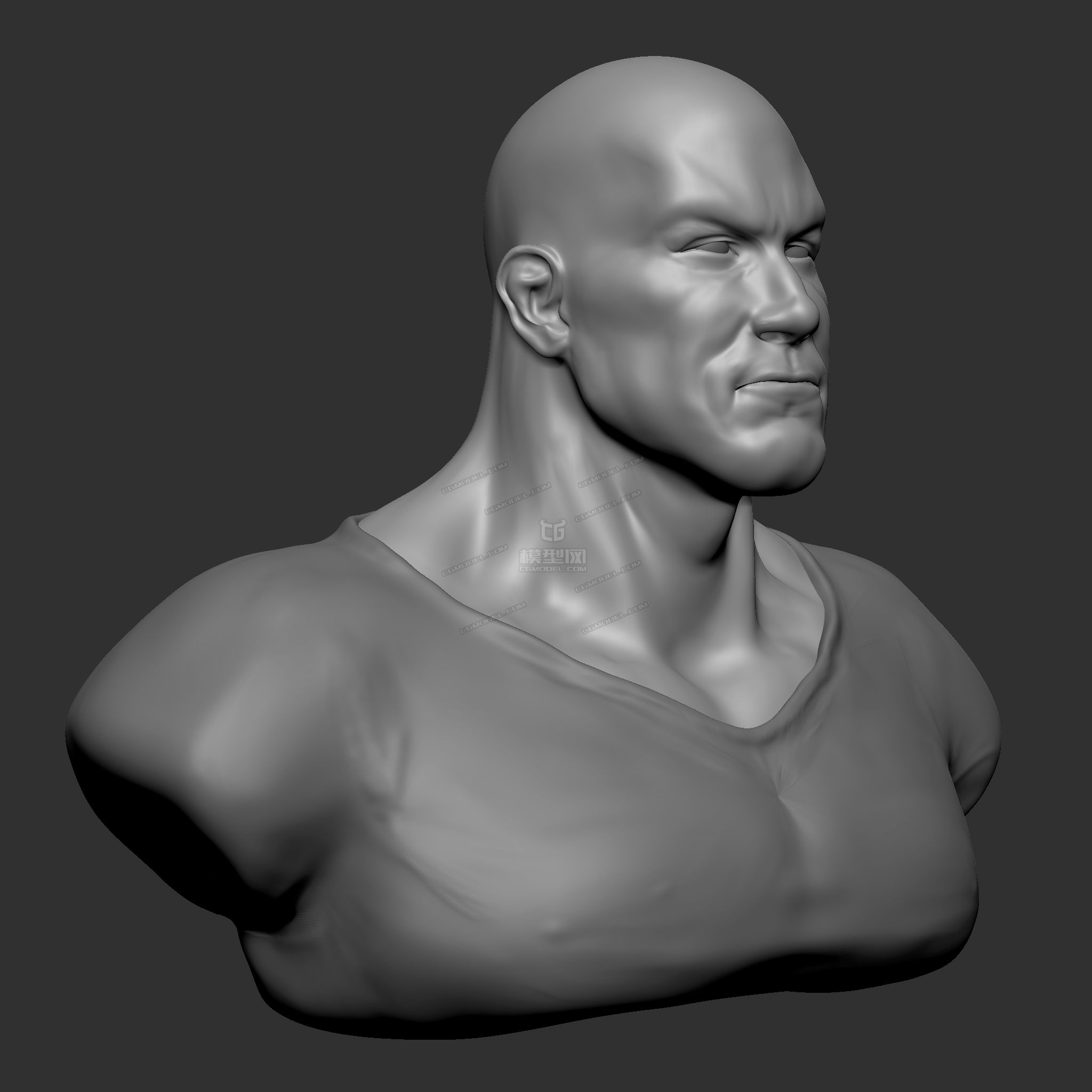 半身像写实模型