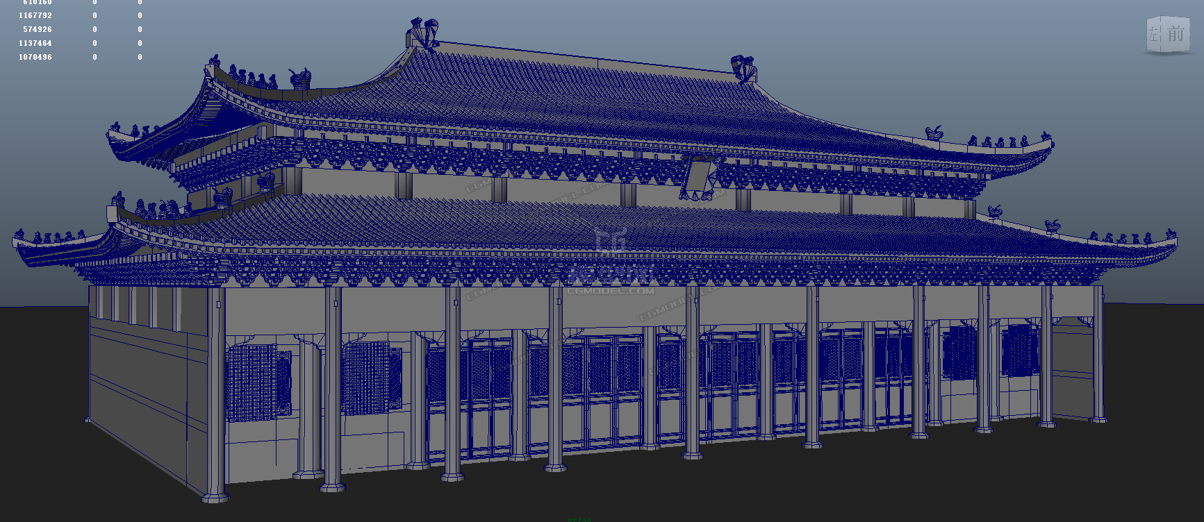 乾清宫 故宫 古建筑 皇宫 清宫 _lucky622作品_场景古代场景_cg模型网