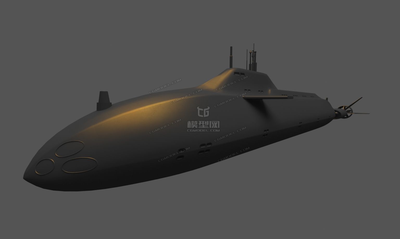 写实中国海龙级战略导弹核潜艇