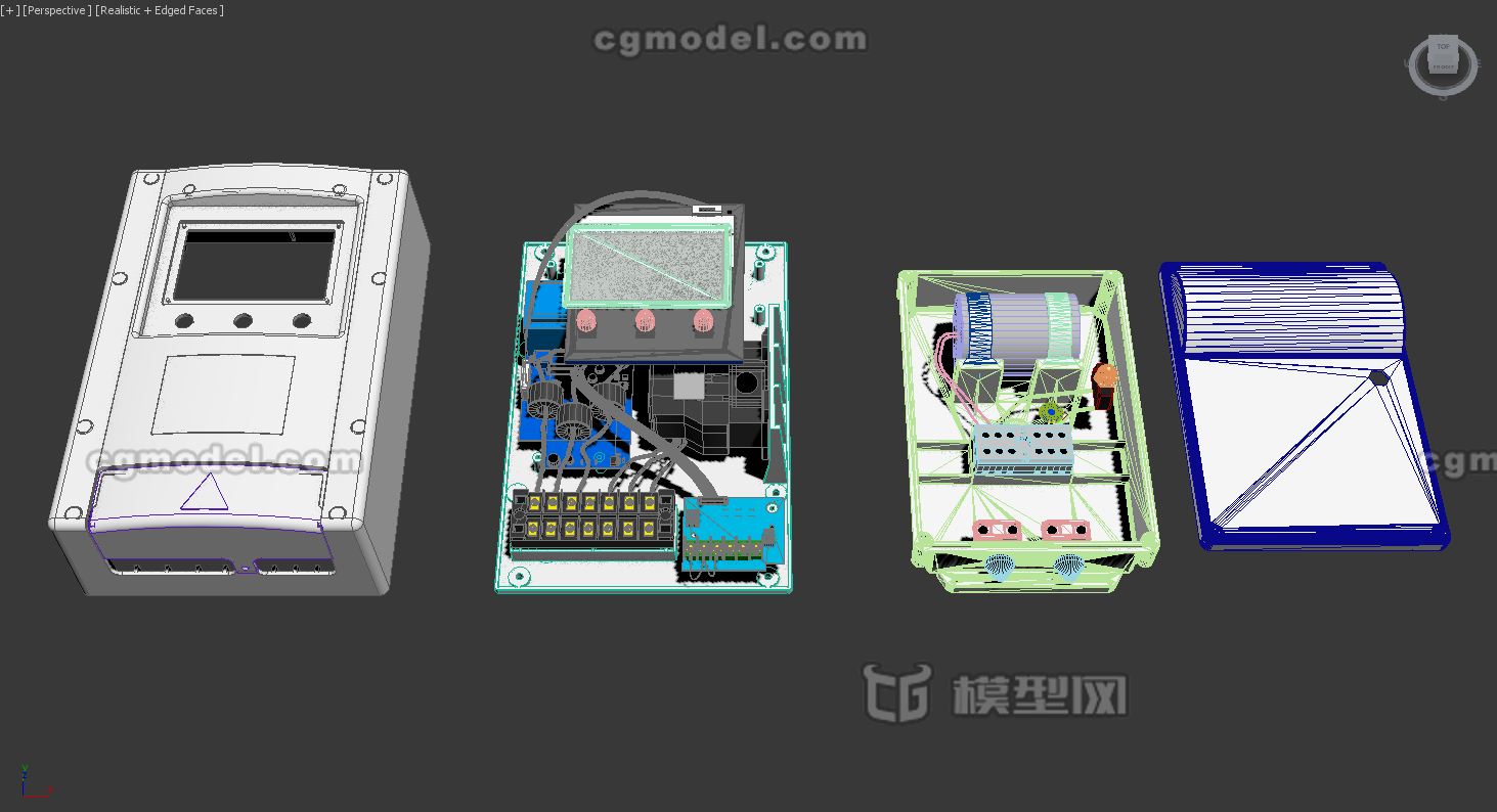 两款控制盒 控制箱模型-生活电器模型库-3ds Max(.max)模型下载-cg模型网