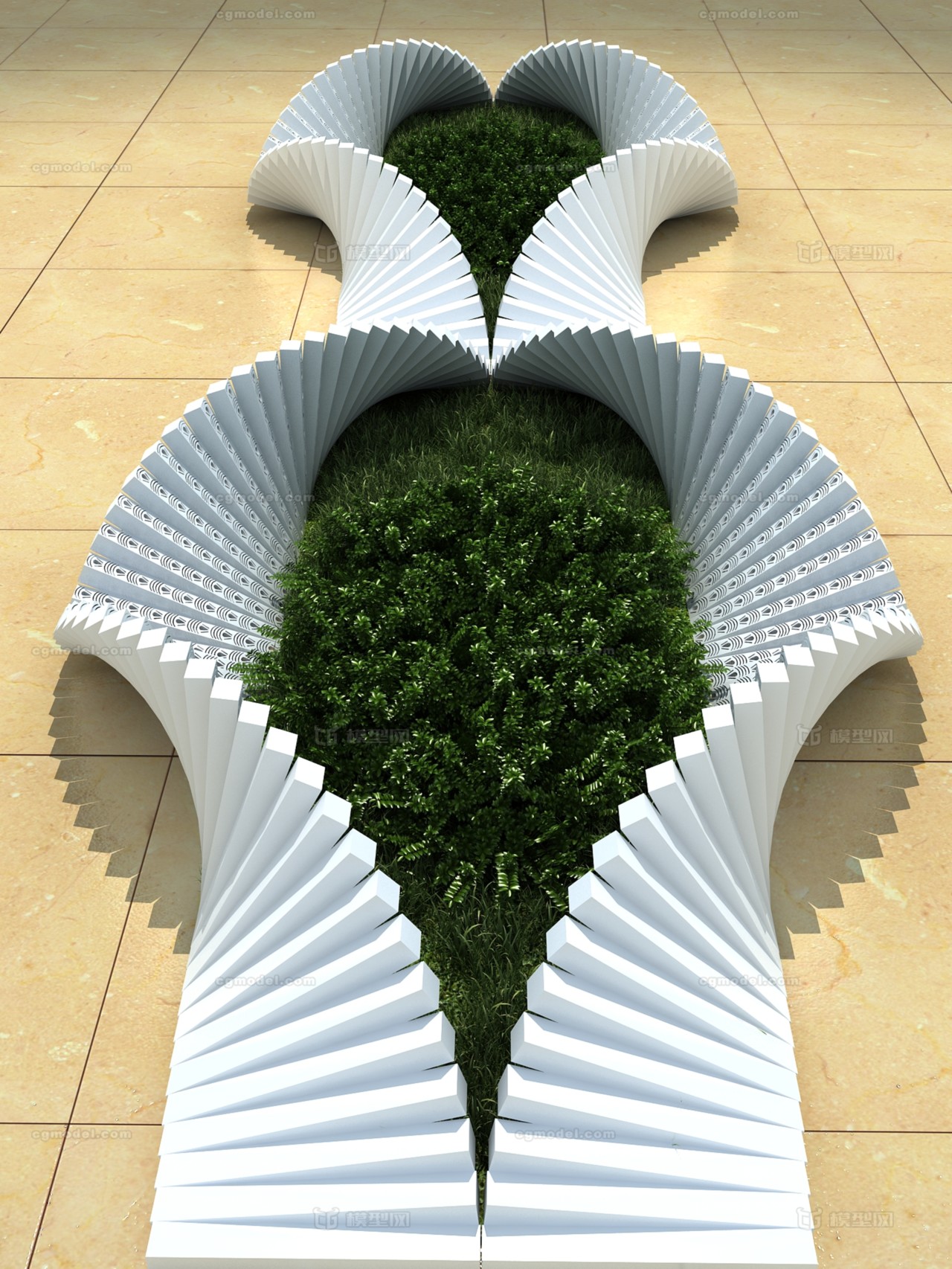 小品_景观_whj5990作品_建筑公共设施_cg模型网