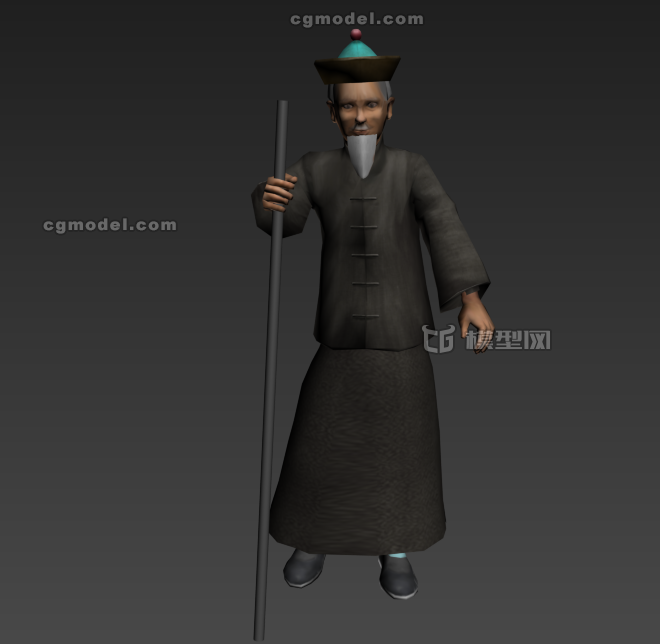 清朝老人,清朝老太太_大山谷图库