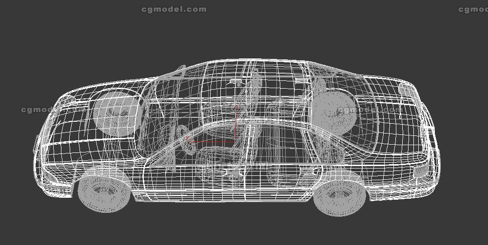 出租車3d模型_ju735作品_車輛公共車_cg模型網