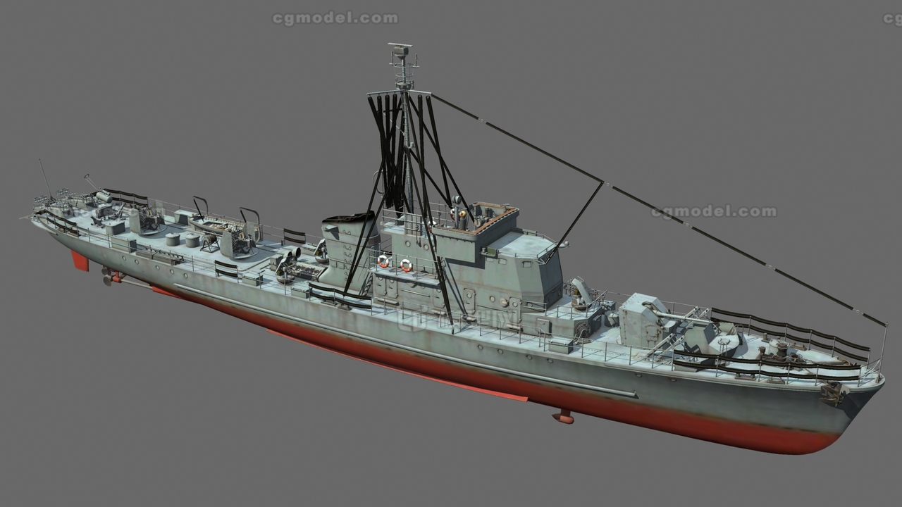 二战德国大型巡逻艇图片