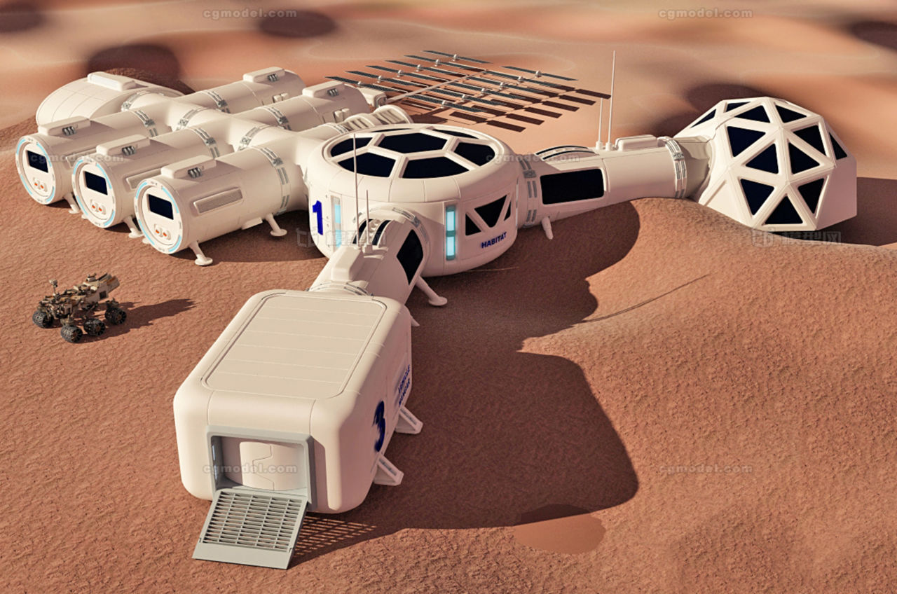 nasa外星基地,星球移民,外星殖民,火星殖民,外来科幻基地,科幻基