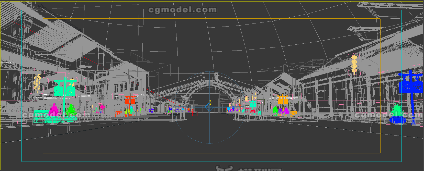 古建 古桥模型-古代场景模型库-3ds Max(.max)模型下载-cg模型网