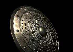 秦国时期——盾_yester_&_morro作品_武器冷兵器_cg模型网