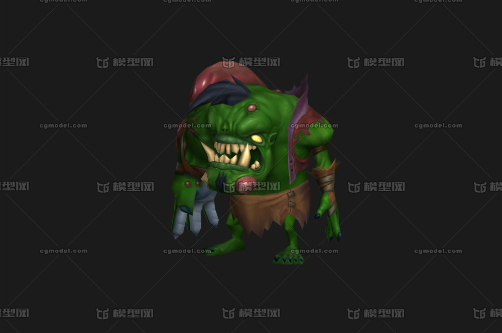 沼泽怪物绿皮肤恶魔脓包恶疮烂肉