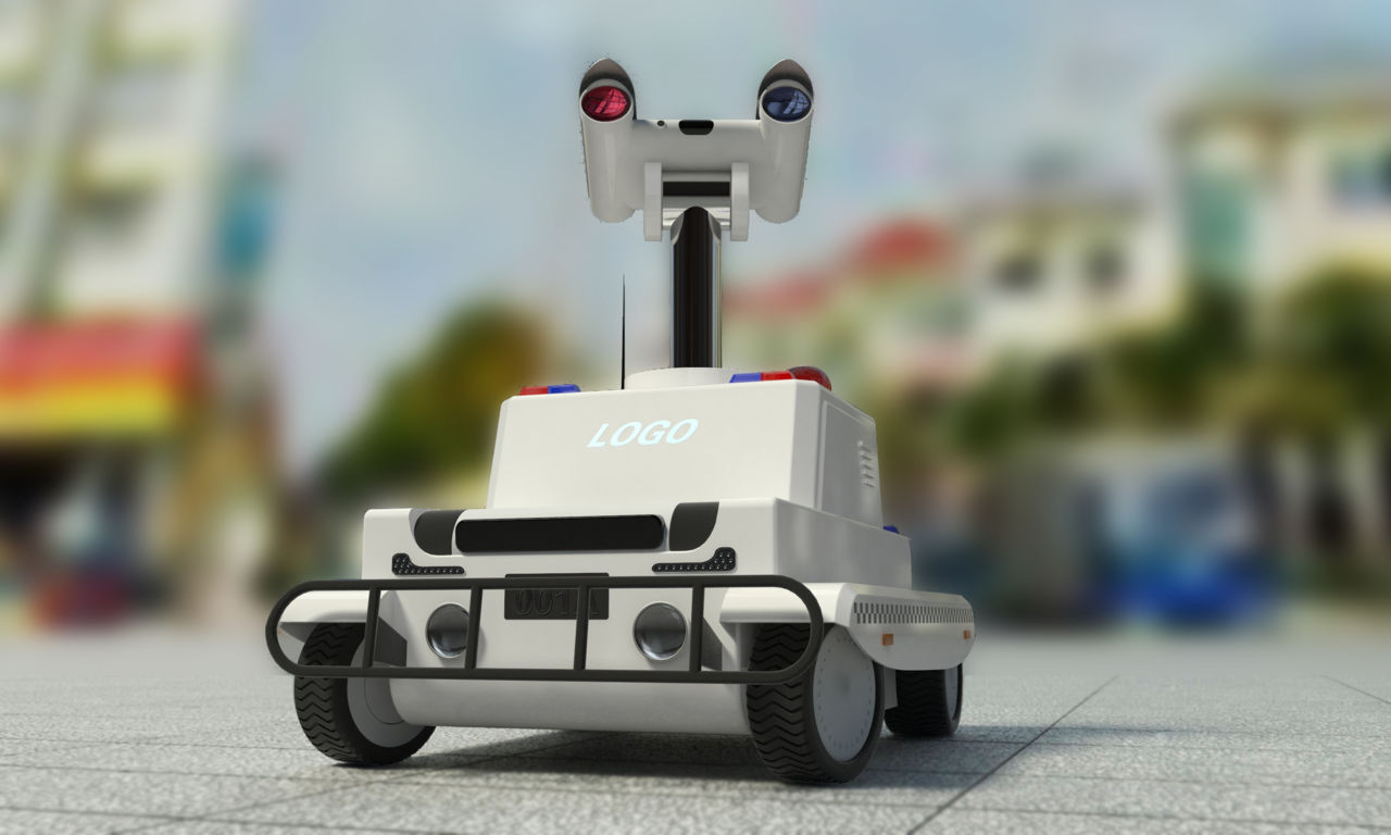 多功能智能社区巡逻机器人