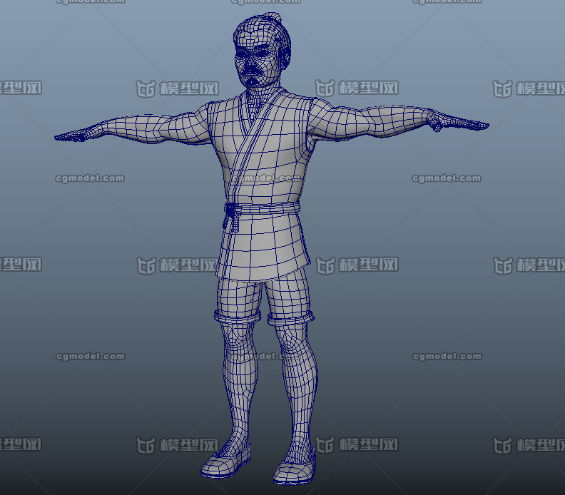 古代的壮汉模型-男人模型库-FBX(.fbx)模型下载-cg模型网