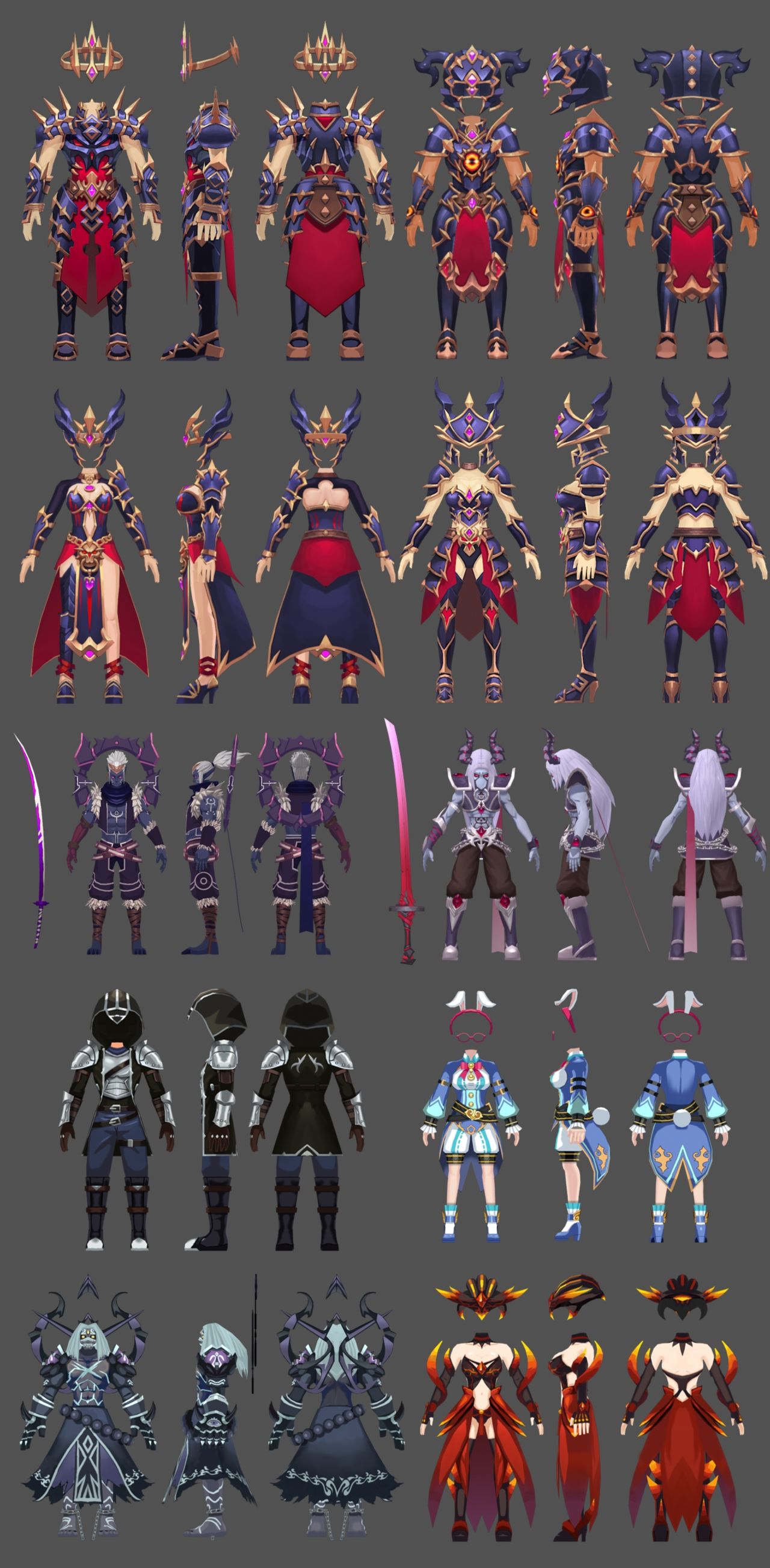 动漫人物角色 写实角色 机械模型 手绘