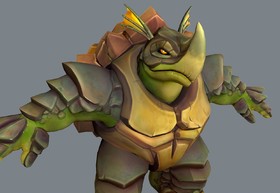 龙龟莫科亚手绘风格乌龟兽