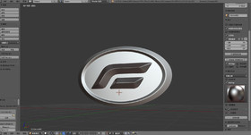 福迪汽车标志LOGO模型-其他模型库-Blender(.blend)模型下载-cg模型网