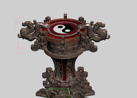 八卦坛柱 精细程度自己看