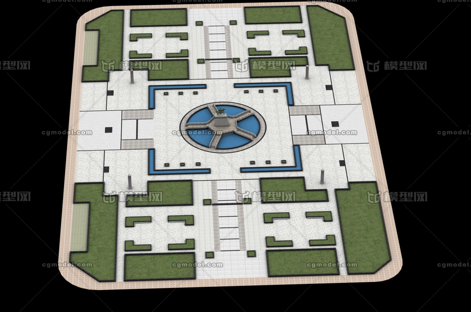 充国广场(汉名将雕塑)