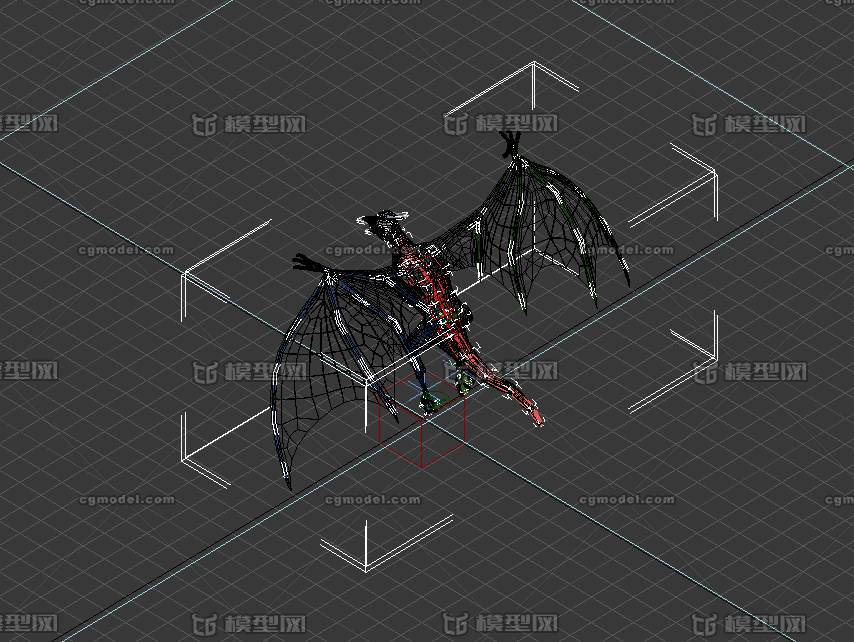 蝙蝠飞翼怪鸟翼龙模型下载