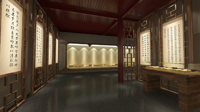 戏曲博物馆 黄梅戏博物馆 中式展厅 古典展馆 中式博物馆 民俗博物馆