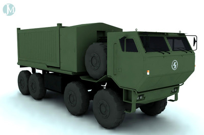 陕汽解放军三代8x8重型战术军车(hmv3)