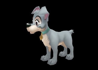 卡通q版可爱的狗狗串串犬串串狗小姐与流氓scamp雪纳瑞宠物狗小狗狗