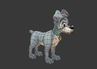 卡通q版可爱的狗狗串串犬串串狗小姐与流氓scamp雪纳瑞宠物狗小狗狗