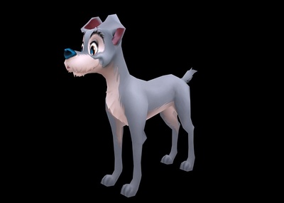 卡通q版可爱的狗狗串串犬串串狗小姐与流氓tramp宠物狗小狗狗