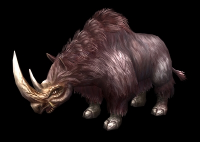 犀牛,怪兽,场景,道具