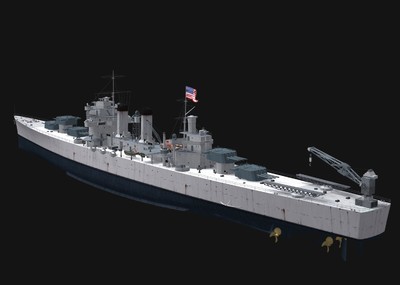 布鲁克林号装甲巡洋舰图片