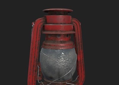 柴油灯 煤油灯 油灯 复古做旧 渲染质感一流