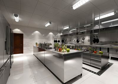 后厨厨房餐厅饭店上菜区