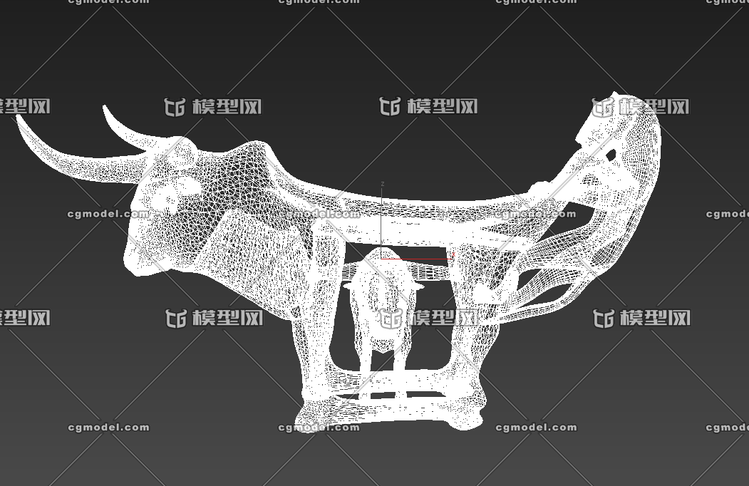 动物雕塑三视图图片