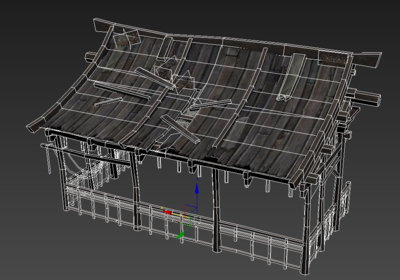 房子,木板房,棚子_774589186作品_場景古代場景_cg模型網