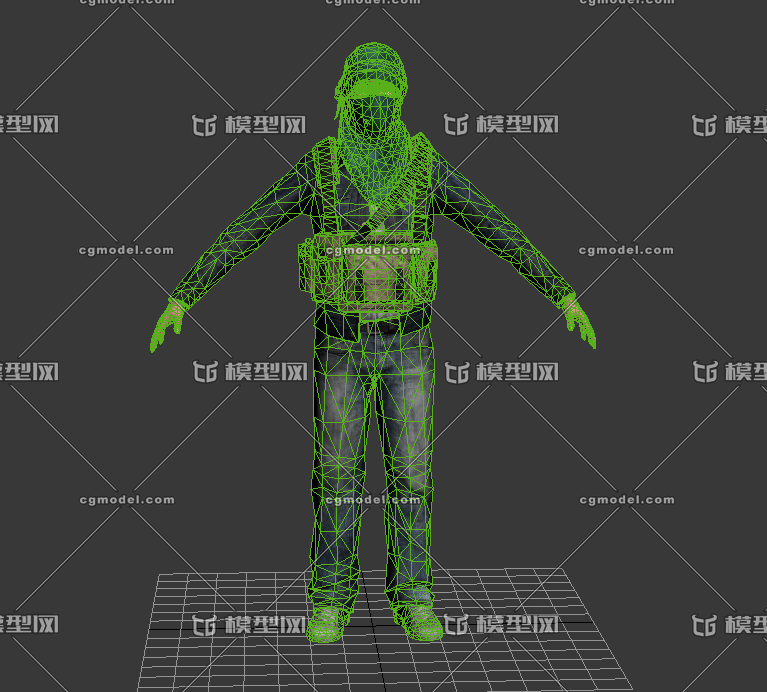 歹徒匪徒抢劫犯盗贼暴徒犯罪分子罪犯模型-男人模型库-FBX(.fbx)模型下载-cg模型网