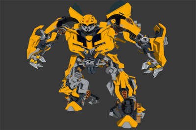 变形金刚大黄蜂模型