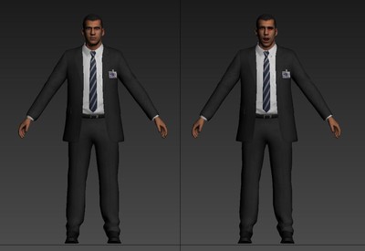 高质量 写实  fbi-西装外套   带爆头模式  次世代  联邦调查员   中