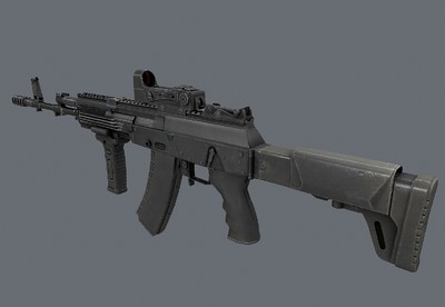 写实ak12突击步枪 次世代俄罗斯_zhangdan0217作品_武器枪械模型武器