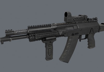 写实ak12突击步枪 次世代俄罗斯_zhangdan0217作品_武器枪械模型武器