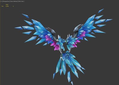 二次元机械羽毛翅膀