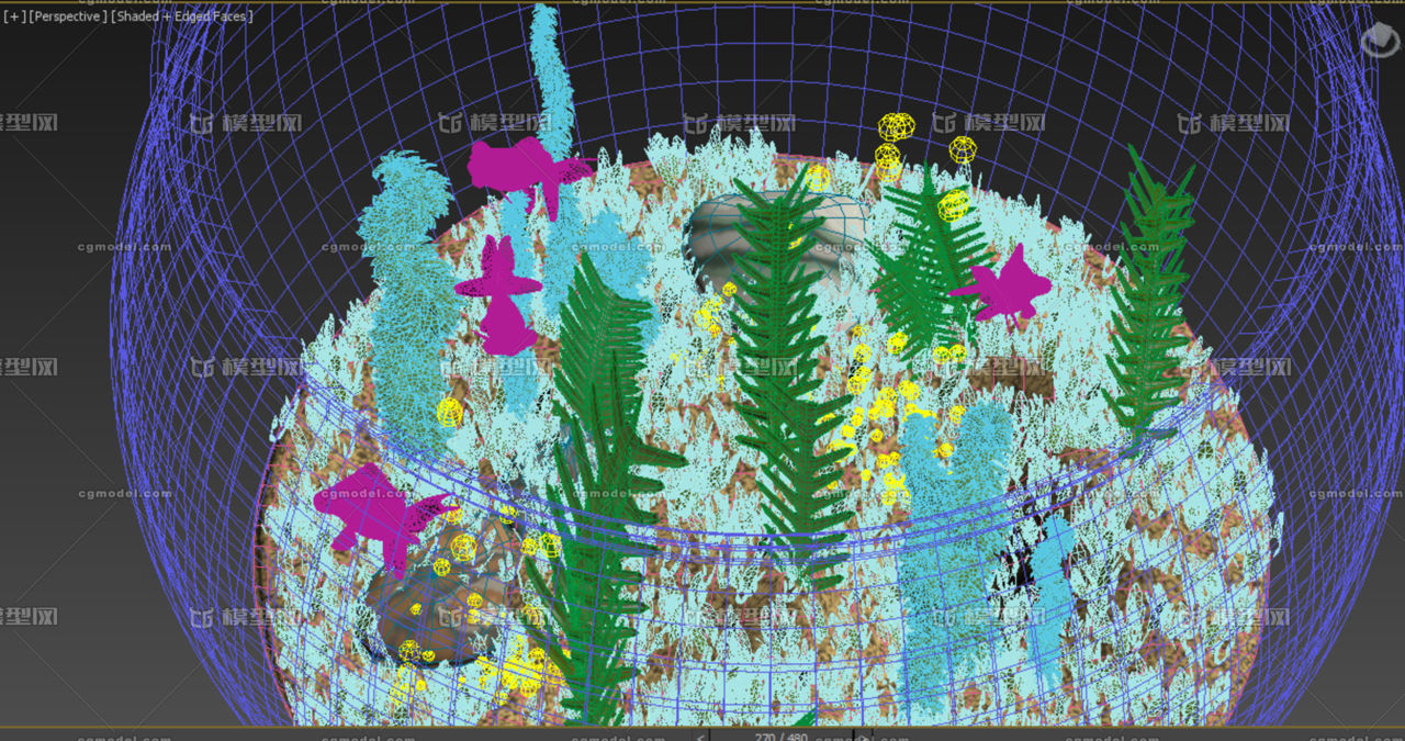 细致动态鱼缸循环水草 循环泡泡 循环鱼游金鱼很忙 Cg模型网 Cgmodel 三维设计师交流互动平台 专注多品类3d模型下载 原创作品分享 软件学习