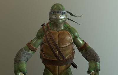 忍者神龟 里昂 莱昂纳多 达芬奇 老大