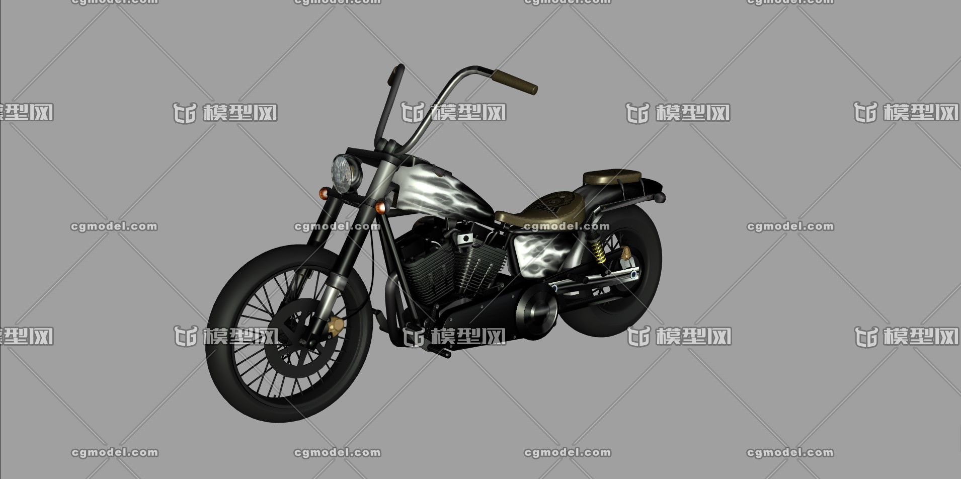 哈雷摩托 飞车党 maya 和 obj格式