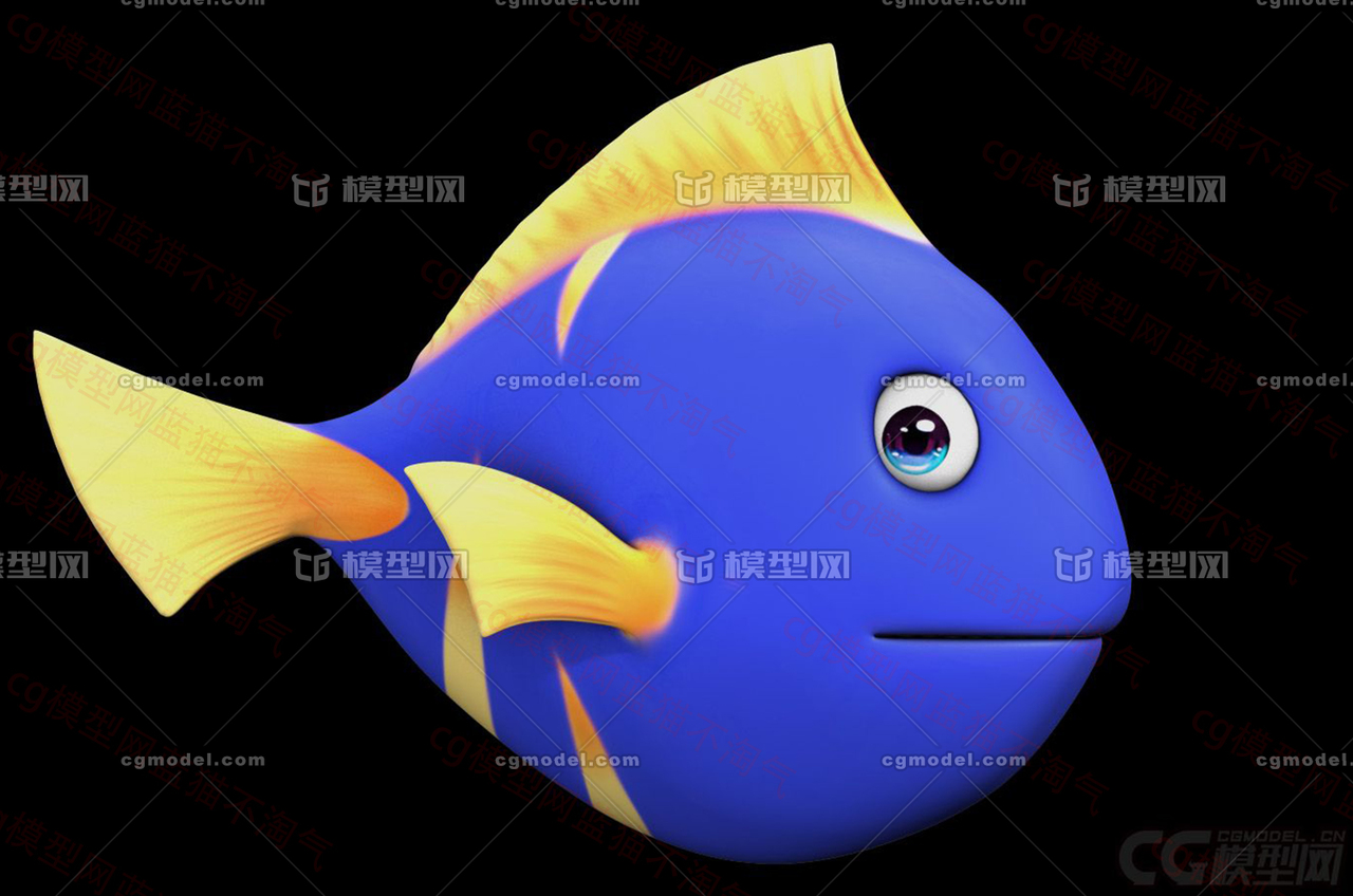 (帶綁定表情)卡通小魚 卡通魚 可以眨眼