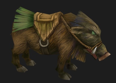 野猪模型豪猪坐骑野猪坐骑