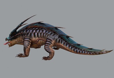 高逼格  科莫多蜥蜴巨怪   爬行怪兽     史前巨怪   爬行怪物