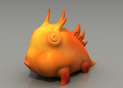 卡通q版四脚怪娃娃鱼小龙人恐龙宠物宝宝