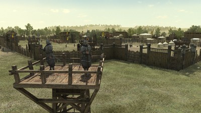 将军士兵军营 古代战场古代战争古代打仗 练兵场营寨 山寨军事要塞