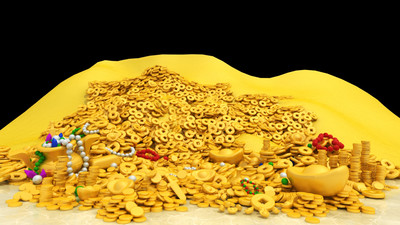 金山财宝元宝黄金项链宝藏