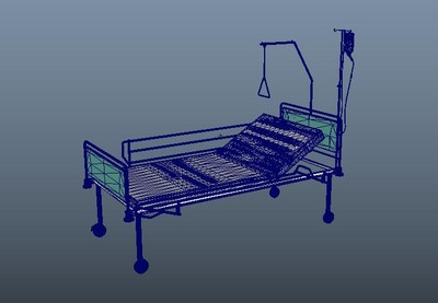 医院用品:升降医疗床官方提示:1,如该资源发布者无特别说明,模型结构