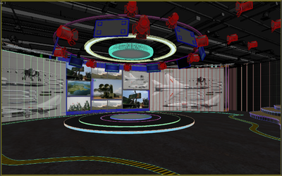 演播室,演播大厅,多媒体教室,军情演播室,军事课堂,阶梯教室