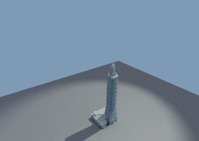 台北101大厦 101大楼 台北*高楼_yeyongwen作品_建筑历史建筑_cg模型